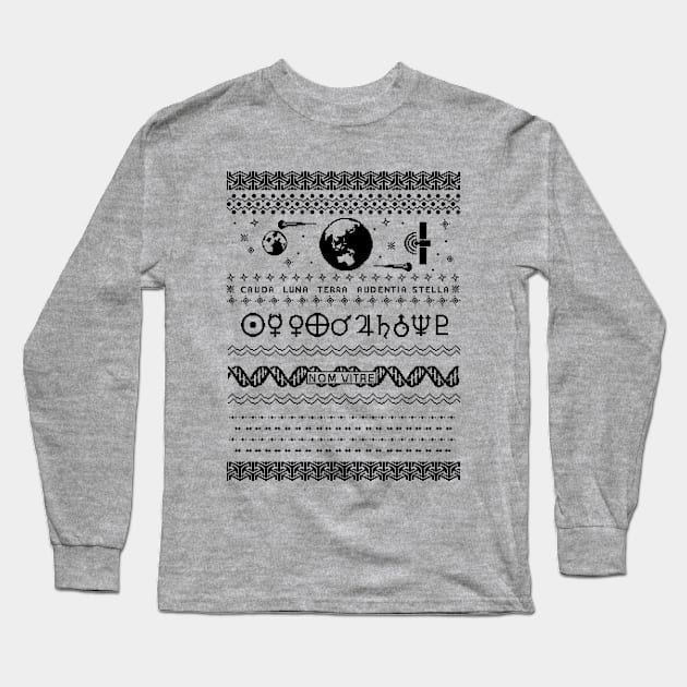 christmas on planet Long Sleeve T-Shirt by kangkoeng